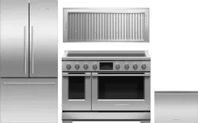 4 Piece Package Includes Refrigerator, Range, Hood And Dishwasher